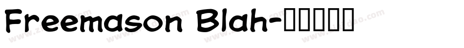 Freemason Blah字体转换